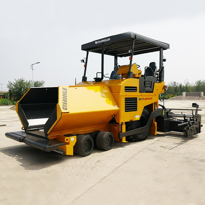 machines Asphalt Pavers GYA6000L de génie civil de 93kw 6m