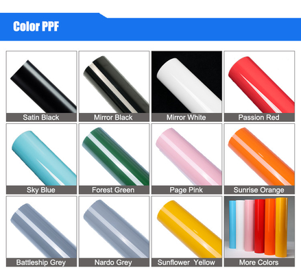 Accessoires hydrophiles de modification de voiture de TPU PPF 60&quot; film de guérison d'individu de X50