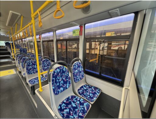 Bus urbain au GNC de 10,5 m, 50+1 places