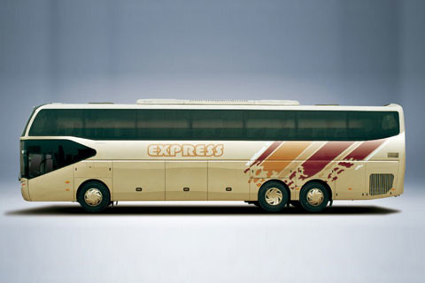 Vitesse maximale de luxe 125km/H de Bus 375HP de car du car 13.7m de Yutong