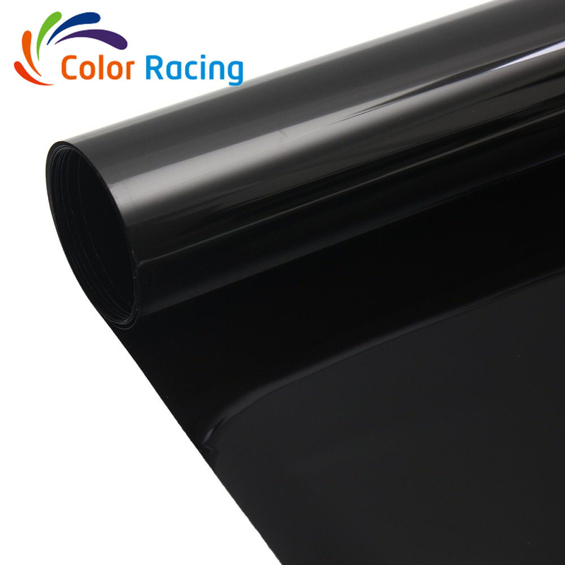 Colorracing 2 rejet UV en verre 100% du film 2mil de teinte de fenêtre de voiture d'ANIMAL FAMILIER de pli