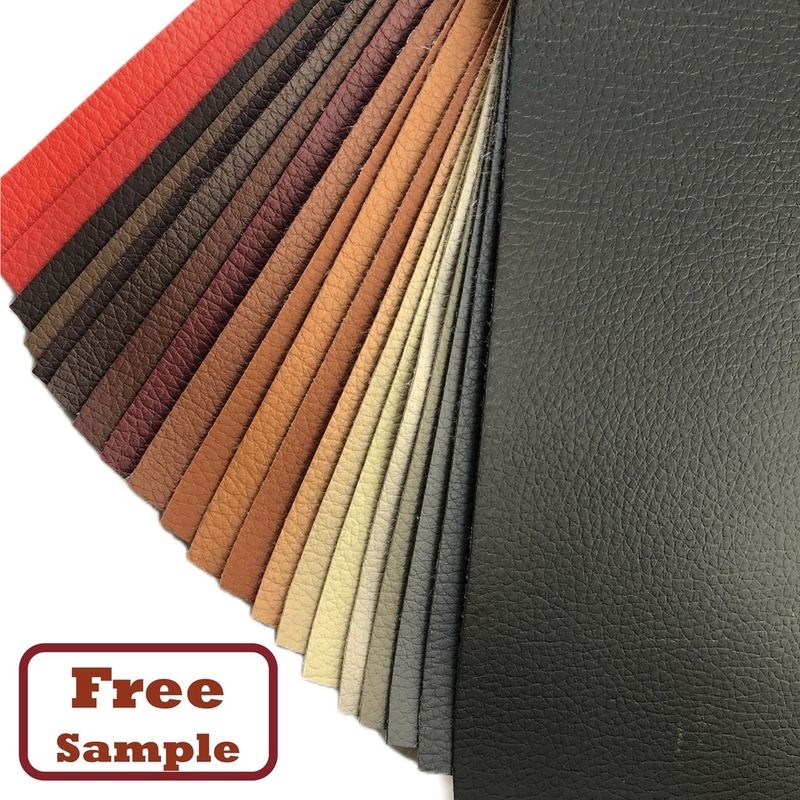 tissu en cuir synthétique de PVC de 0.6mm-1.2mm pour la voiture Seat 58/60&quot;